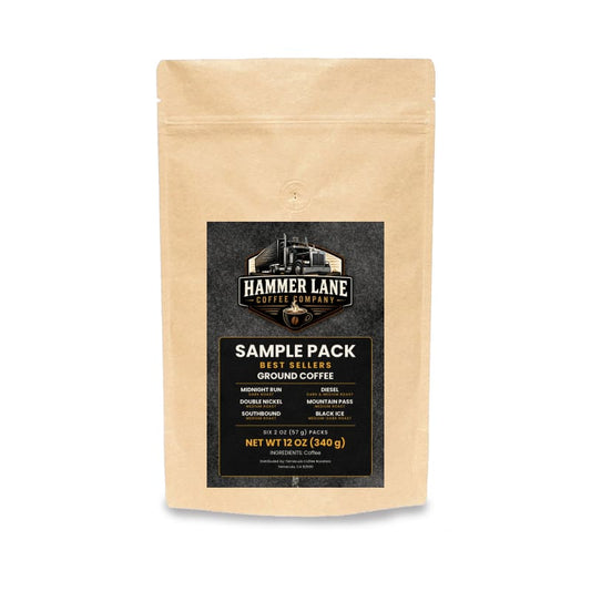 Best Sellers coffee sample pack, six 2 oz bags – Hammer Lane Coffee Company