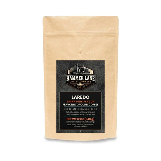 Laredo 12 oz Mexican chocolate flavored coffee bag – Hammer Lane Coffee Company